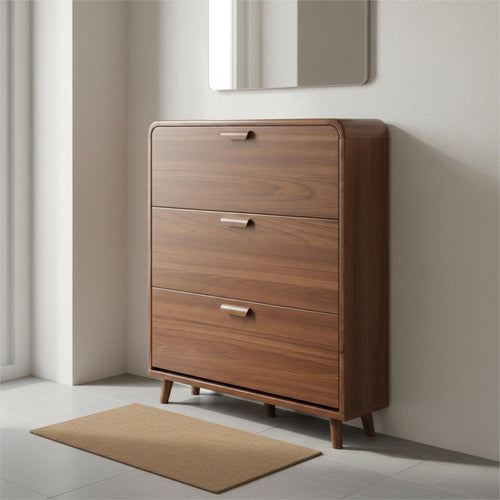 Tip-out Footwear Storage Unit Shoe Storage Cabinet Space-saving Design Efficient Organization Dustproof Construction Modern Home Suitable for Apartment Dwellers Front Door Area Hallway Living Room