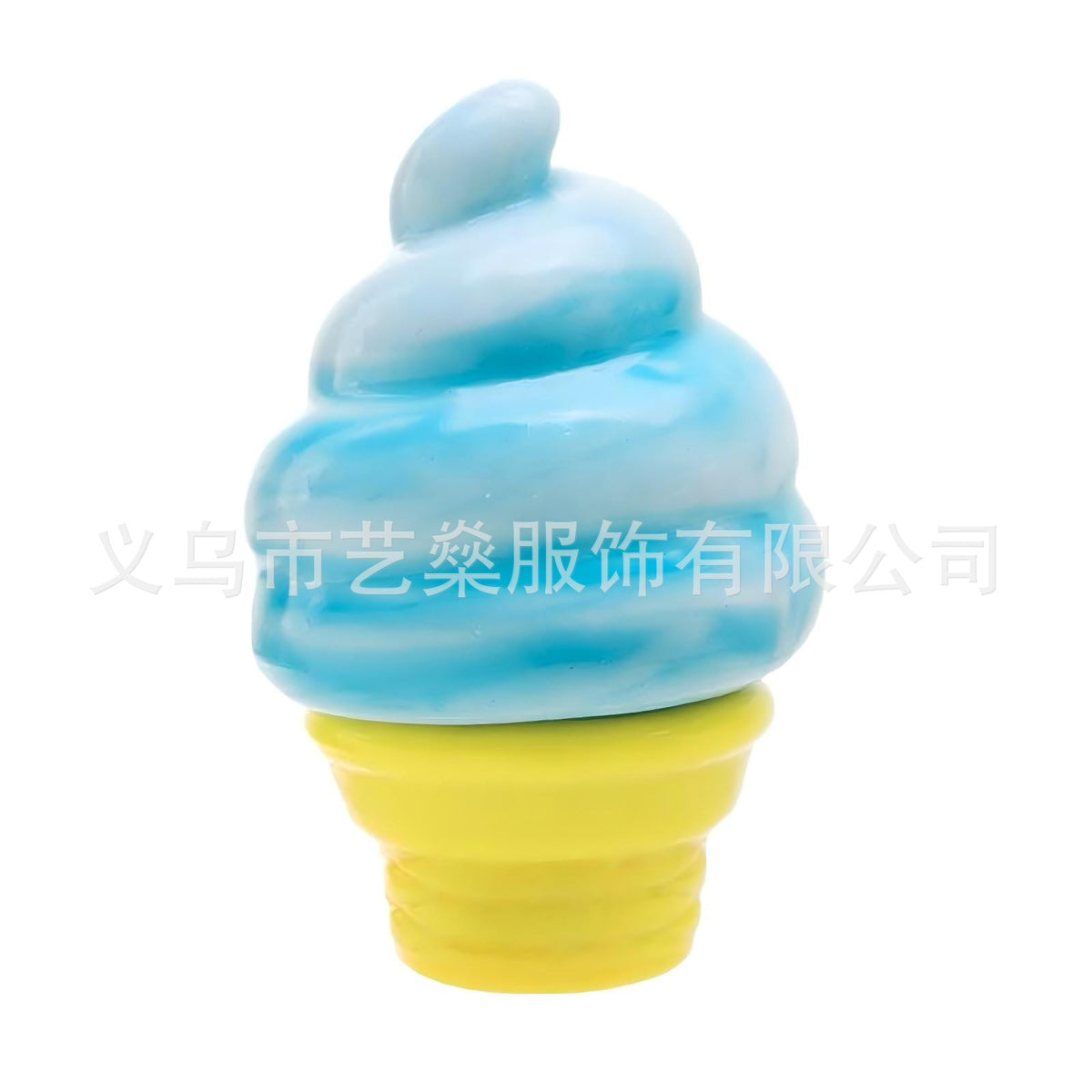 Blue Ice Cream Con a