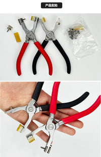Quiet Leather Hole Punch Pliers with Interchangeable Heads 2+4mm