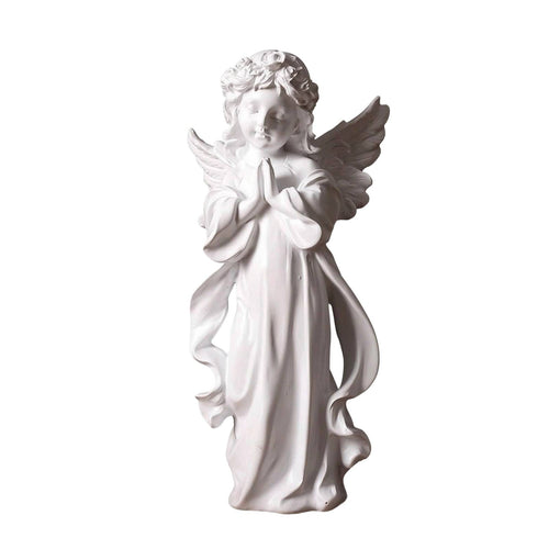 Resin Angel Figurine Sculpted Angel Figurine Tabletop