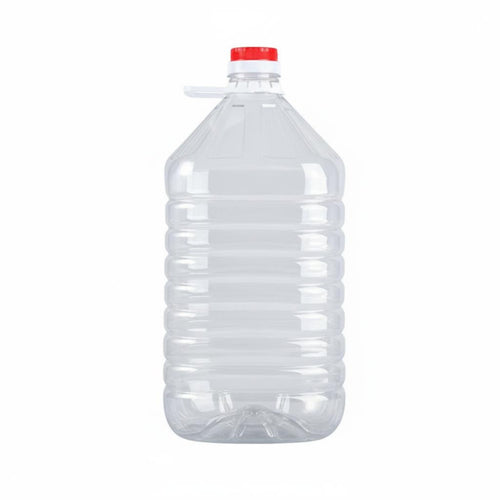 PET Plastic Barrel with Handle High Clarity Transparent Oil Container