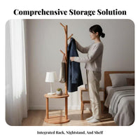 Valet Stand with Shelves Stable Construction Standalsinglestanding Valet Rack