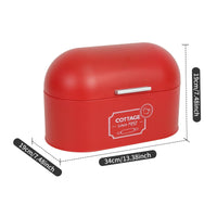 Dustproof Bread Box Retro Design Countertop Breadbox for Entryway, Desk