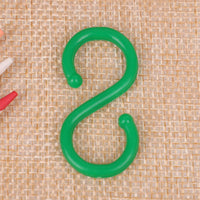 Plastic S Hook Space Saving S-Shaped Plastic Hook Long-Lasting for Supermarket