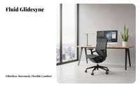 Lumbar Support High-Back Ergonomic Chair Adjustable Features High-Back Rolling Work Chair 360° Swivel Office Furniture Padded Cushion for Remote Workers, Students, Gamers, Study Room, Gaming Setup, Bedroom