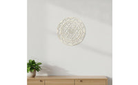 Wooden Mandala Wall Art Boho Mandala Wall Art Zen Multi-Layer for Yogi, Meditation Room, Mindfulness Practice Studio