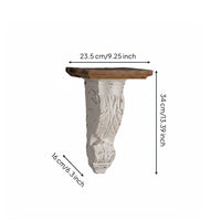 2 Pieces Vintage Wall Shelf Space Saving Home Decor for Florist Shop
