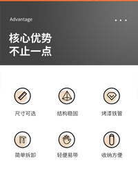 莫崎帐篷配件撑杆子营柱客厅帐篷天幕帐篷专用绑风绳两根加厚加粗