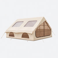 Inflatable Tent with Canopy Easy Setup Inflatable Tent Waterproof Camping Cabin for Campers, Families