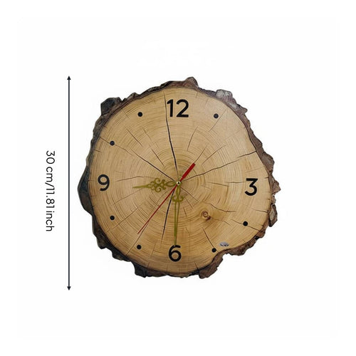 Rustic Wooden Clock Vintage Inspired Farmhouse Design Clock Easy to Hang