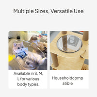 Acrylic Space Capsule Cat Bed Transparent Dome