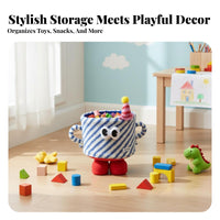 Monster Storage Basket Foldable Cartoon Character Basket Collapsible Design