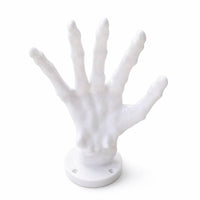 Skeletal Hand Stand Five-Finger Ball Display Holder Glossy