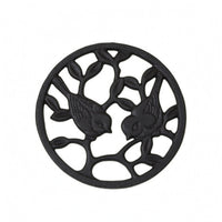Cast Iron Trivet Heavy Duty Metal Heat Mat Rustic Finish