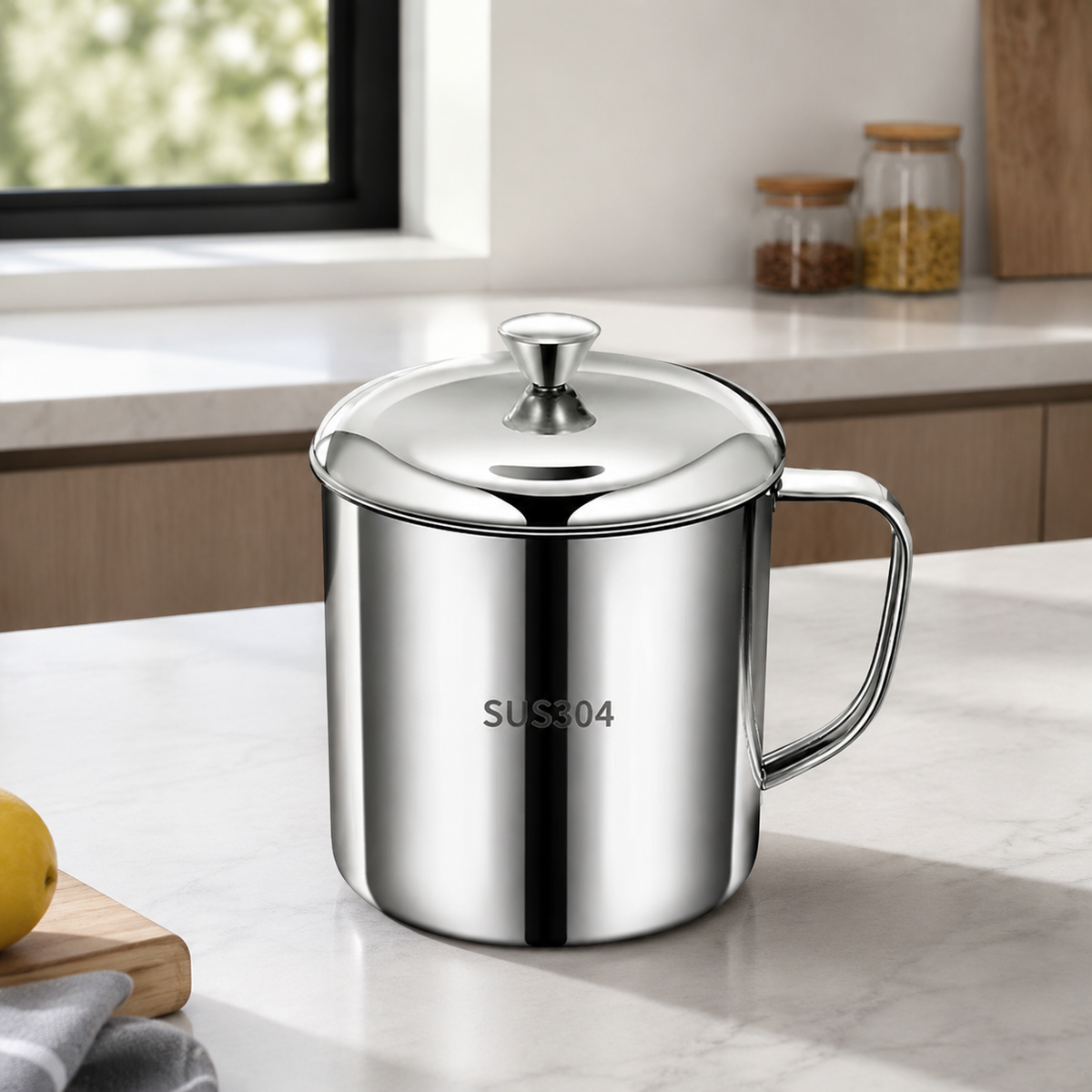 Stainless Steel Mug Tumbler with Lid, Heat and Cold Retention, Vacuum Insulated, Office, Outdoor