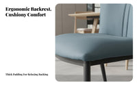 Upholstered Side Chair Ergonomic Design Dining Room Furniture Easy Assembly
