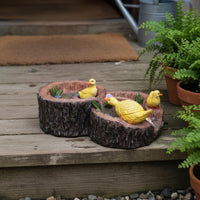 Duck Drain Ornament Creative Resin Duck Statue Realistic Design for Patio
