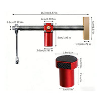 2 Pieces Bench Holdfast Quick Locking Carpentry Vise Strong Clamping Force Hand Tool for Workshop