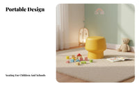 Toadstool Stool Simple Design Shoe Changing Stool Single-Piece Molding