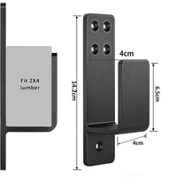 Heavy Duty Drop Bar Door Lock Bracket for Home Security