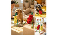 Braided Dog Rope Toy Handmade Dog Gnaw Toy Teething Interactive for Small Dogs, Young Dogs, Indoor Play, Crate Training