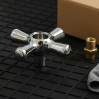 Lavatory Faucet Handle Lustrous Water Valve Handle Resistant Hardware for Plumbers