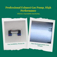 Exhaust gas analyzer pump for testing