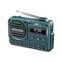 Automatic Station Search Multifunction Portable Radio MP3 Playback Full Band Radio Receiver Special Bass Audio Player for Camping