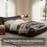Upholstered Storage Bed Modern Minimalist Design Upholstered Storage Base Italian design Bedroom Furniture for Newlyweds, Homeowners, Home, Guest Room