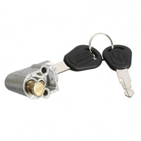 10 Mm Cylinder Electric Vehicle Battery Lock Black Housing Battery Box Lock Silver Mechanism Rectangular Body