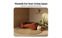 Straight-Line Three-Seater Sofa Light Luxury Living Room Seating Italian design Minimalist Design for Apartment Dwellers, Office