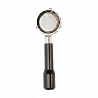 Coffee Machine Handle 58mm Portafilter Detachable Espresso Tool Stainless Steel Head Ergonomic Grip Suitable for Home Brewing Coffee Shop Use