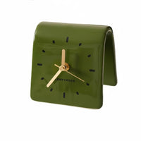 Minimalist Ceramic Desk Timepiece Decorative Accent for Bedside, Bookshelf