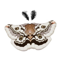 Moth Cape with Antennae Lightweight Accessory Comfortable Apparel for Cosplay