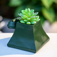 Creative Design Retro Telephone Succulent Pot Multi-Functional Vintage Telephone Planter Resin Material House Decoration Hand-Painted for Desktop