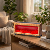 Tabletop Fireplace Dispenser Decorative Fireplace Flame Dispenser Tabletop Humidifier Compact Appliance High-Frequency Vibration