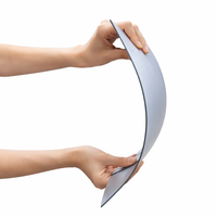 Self Adhesive Full Body Mirror for Wall, Acrylic Sticker for Bedroom Room 30x120cm Heart Shape Decor