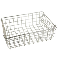 Iron Wire Basket Open-Top Organizer Space-Saving for Countertop