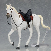 Articulated Horse Action Figure Model 2.0 Version, White and Brown