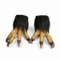 Bird Feet Costume Accessory Textured Bird Claws Yellow for Cosplayers