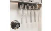 Toothbrush Rack with Five Slots Self Wall-Attached Toothbrush Rack-Saving for Washroom