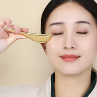 Smooth Facial Massage Stick Polished Body Massage Stick Slender Gua Sha Tool Teardrop-Shaped for Self-Care, Relaxation