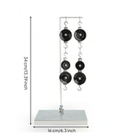 Pulley Block Set with Stand Hands-on Pulley Experiment Kit Beginner Simple Machines Apparatus for Homeschooling