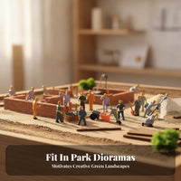 27 Pieces Miniature People Figures