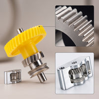 Extruder Gear Assembly Hardened Steel Drive Gear Printer Feeder Component Wear-Resistant Long Service Life
