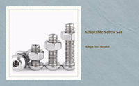 304 stainless steel hex hollow screws, rustproof for lamps, electronics, assembly