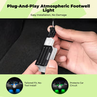 LED footwell light, easy install