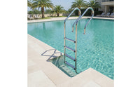 Corrosion-Resistant 4-Step Pool Ladder Sturdy Stainless Steel Pool Ladder Stable Safe