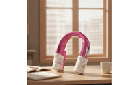 Handsunrestricted Neck Fan with Digital Display Portable Bladeless Neck Fan USB Rechargeable Personal for Travelers