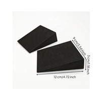 Firm Heel-Elevated Squat Wedge Foam Squat Wedges Dense Calf Stretch Blocks Lightweight for Athletes, Runners